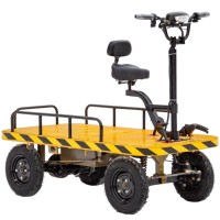 Платформенная тележка электрическая Rutrike СКЛАД 1500