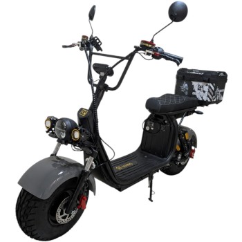 Электроскутер Citycoco GT X7 PRO Cерый (2000W)