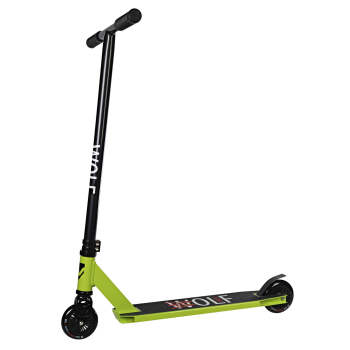 Трюковой самокат Novatrack WOLF 10, 100 Зеленый
