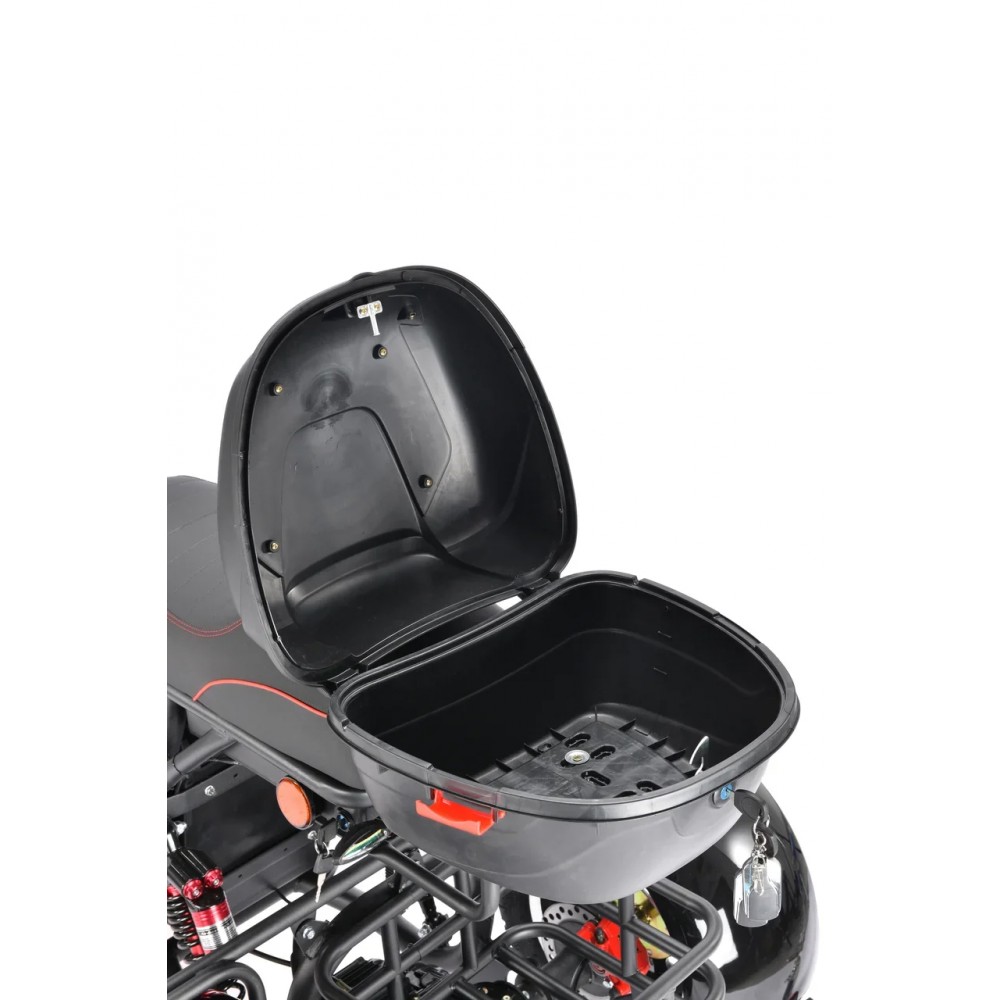 Трехколесный электроскутер WHITE SIBERIA pro 3000W TRIKE+ черный 11
