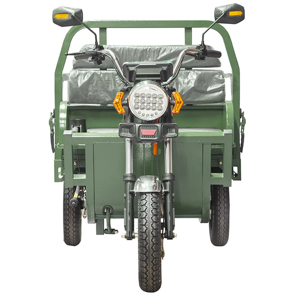 Грузовой электротрицикл Rutrike Партнёр 1500 48V1200W Зеленый 2