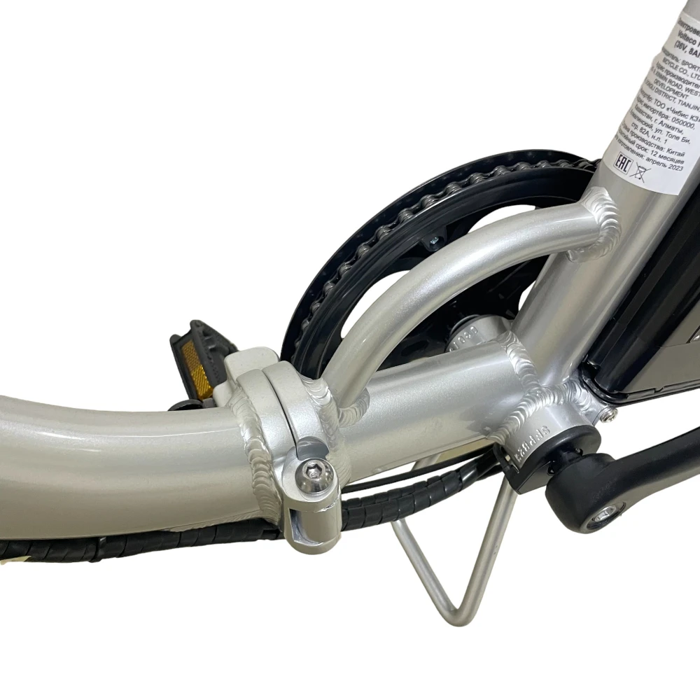 Электровелосипед Volteco FLEX серебристый 16